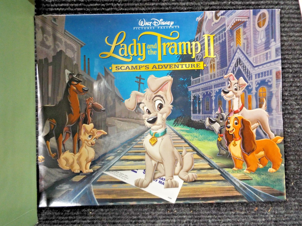Lady & The Tramp II Scamp's Adventure Lithograph Set of 4 Sealed
